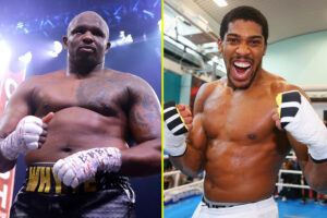 Anthony Joshua wants a rematch with Dillian Whyte in a stadium next year